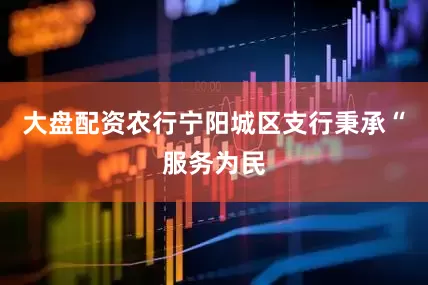 大盘配资农行宁阳城区支行秉承“服务为民